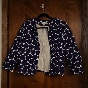 Boden Navy Polka Dot Women's Jacket